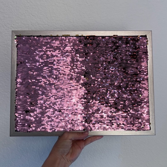 Mermaid Flip Sequin Bulletin Board - Picture 1 of 4